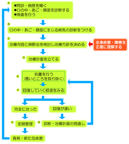 診療の流れ図